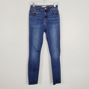 Pac Sun Super High Rise Skinniest Jeans Med Wash‎ Size 26 Slimming